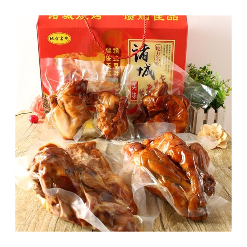 山东特产卤熏猪头肉烧鸡蹄熟食
