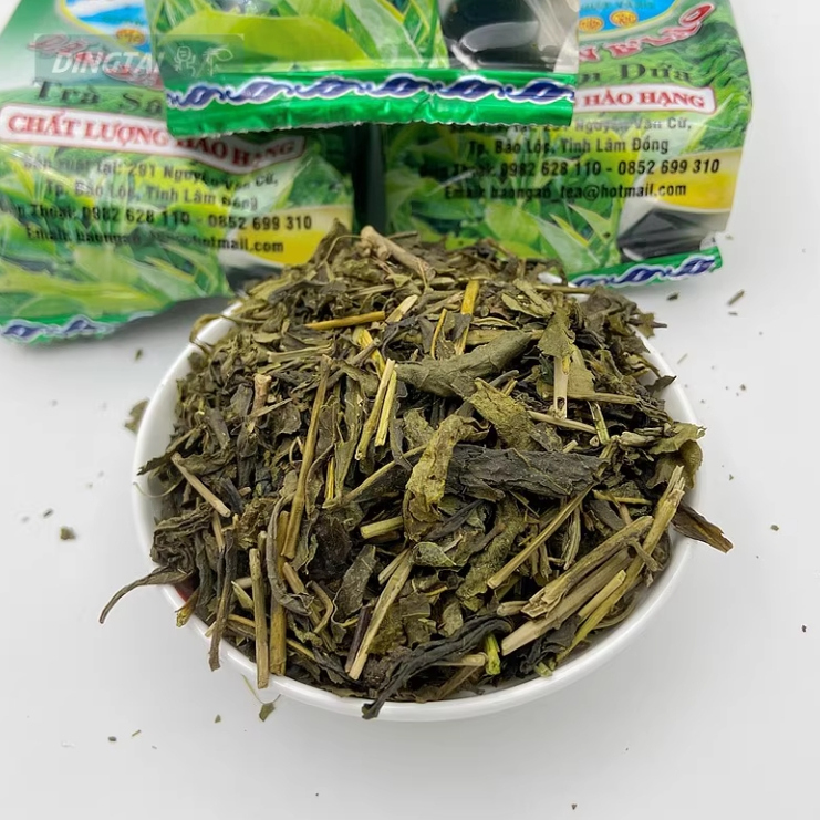 越南农桑茶香兰绿茶皇马茶DANH TRA BAO NGAN糯米香奶香花茶70g包