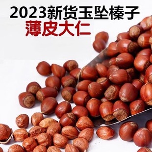 包邮 2023新货铁岭玉坠榛子东北特产薄皮大仁不开口榛子坚果干果