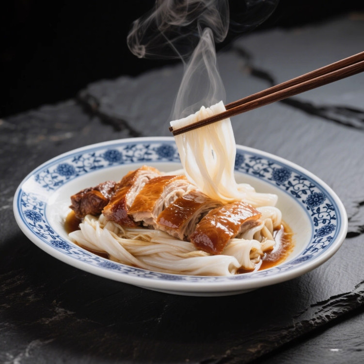 正宗广东猪肠粉陈村粉粉蒸肠粉卷粉米粉广州小吃2斤包邮新鲜河粉1