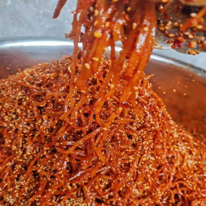 四川麻辣大头菜丝香脆咸菜榨菜腌制农家特产自制下饭菜 500克包邮