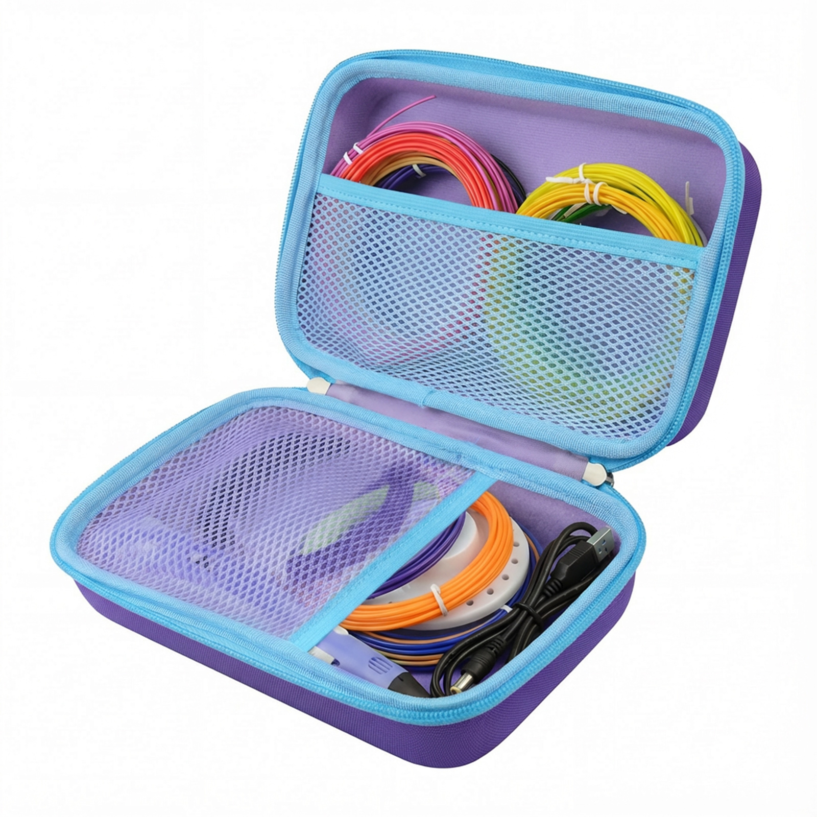 适用 专业级3d打印笔保护盒立体涂鸦绘画笔收纳包防摔防尘硬壳包