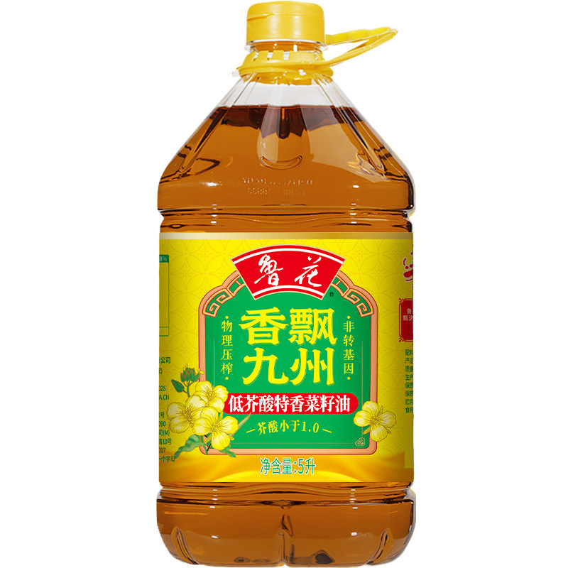 低芥酸菜籽油鲁花一级非转基因图片