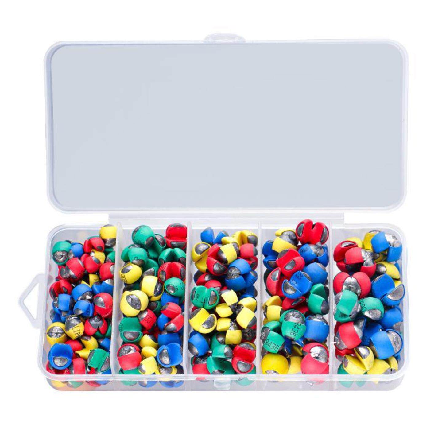 A包胶咬铅夹铅微铅开口铅不伤线钓鱼铅坠矶钓筏钓配件锡坠渔具用