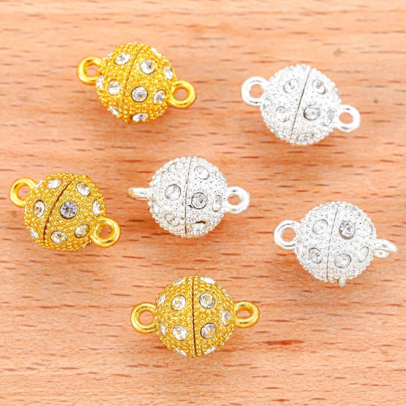 tDIY饰品配件小方巾丝巾强力磁铁扣项链磁吸扣手链围巾收尾磁性扣