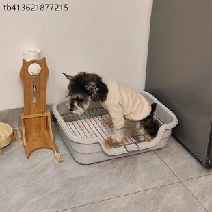 x狗厕所定点上厕所神器小型犬尿盆宠物防踩屎固定尿垫托盘狗砂盆