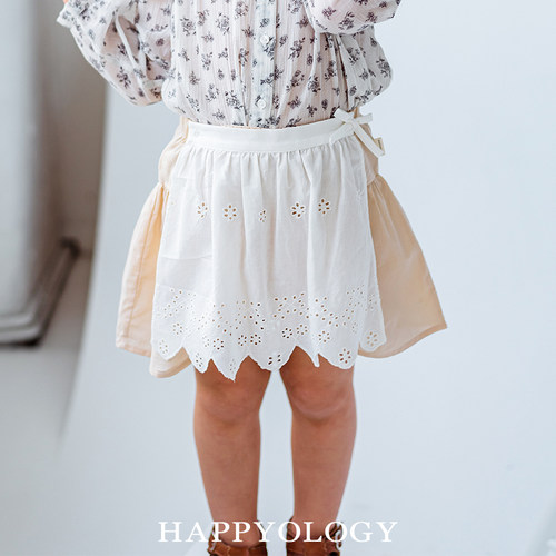 Happyology英国女童纯色短裤可爱英伦纯棉裤子儿童春季新品小半裙