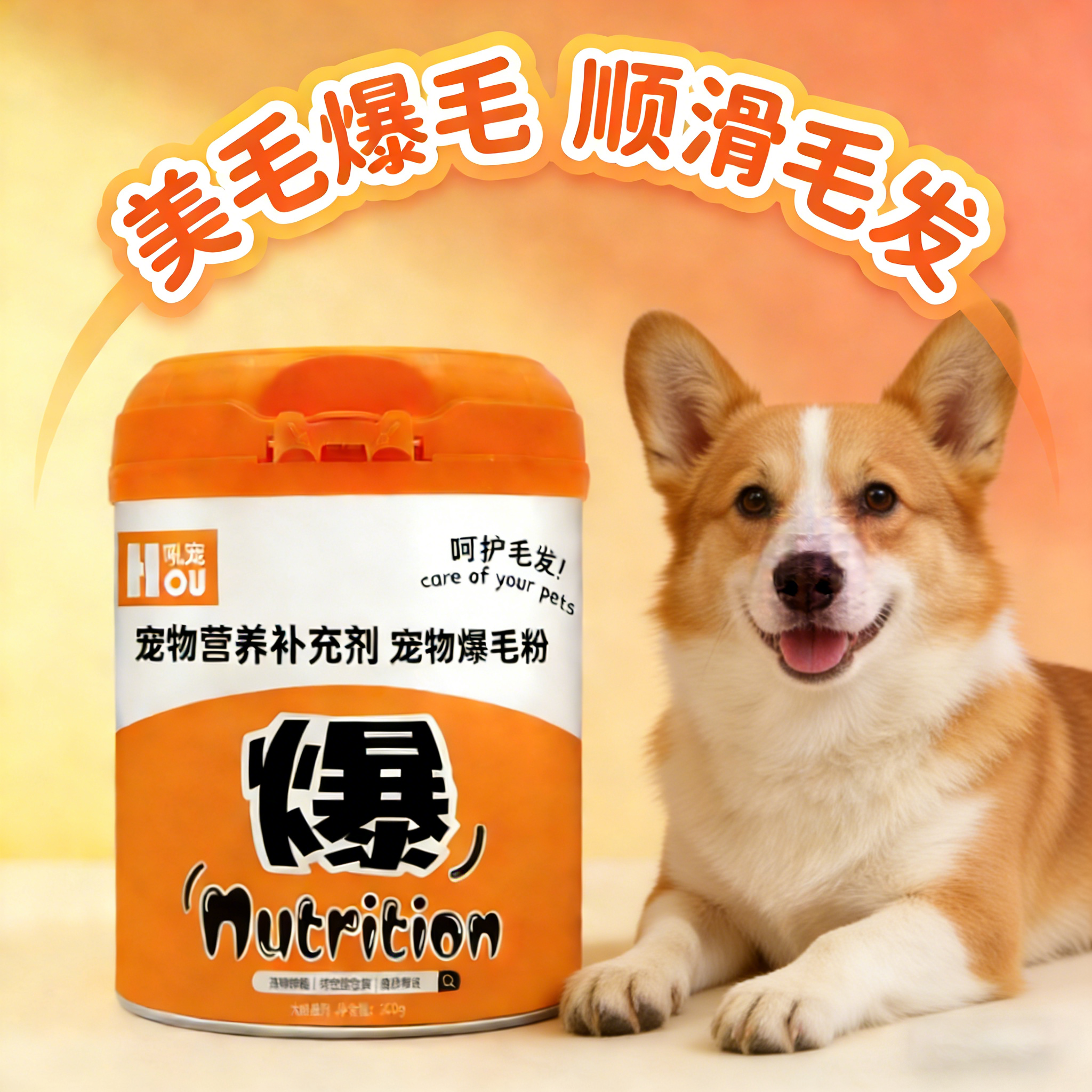 狗狗专用爆毛粉海藻粉毛发黑鼻头营养品拌粮小狗幼犬不掉毛长毛,宠物/宠物食品及用品,狗卵磷脂/鱼油/海藻粉,淘宝优惠券,粉丝福利购,淘宝优惠卷