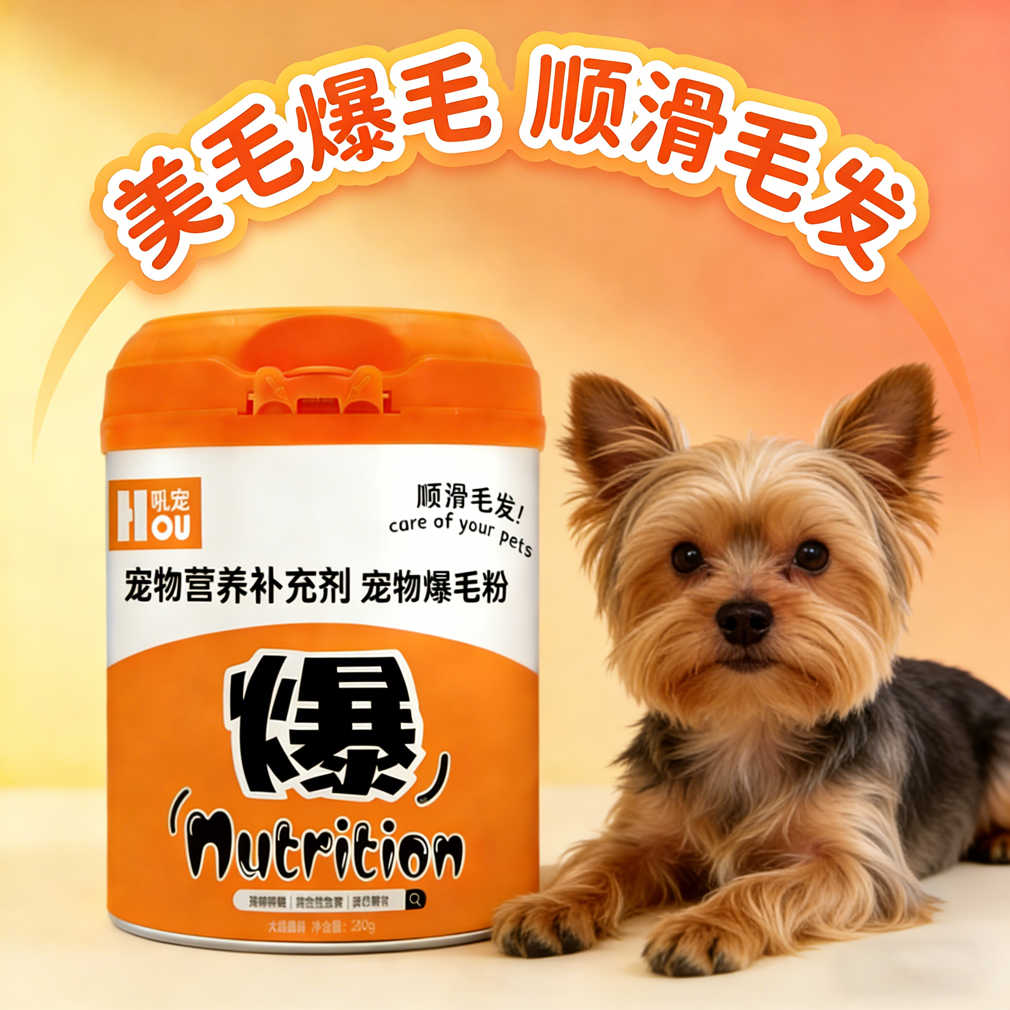 狗狗专用爆毛粉海藻粉毛发小狗长毛不掉毛拌粮卵磷脂营养品快速,宠物/宠物食品及用品,狗卵磷脂/鱼油/海藻粉,淘宝优惠券,粉丝福利购,淘宝优惠卷
