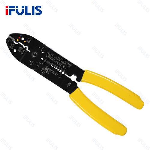 功FS-047 多压线钳预绝ifulis/缘子接线端子压接钳电工剥线能端钳