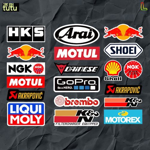 tutu赞助商品牌logo标志 汽车车贴 赛事改装赛车贴纸 - 封面