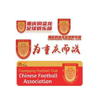 tutu重庆铜梁龙足球俱乐部周边划痕汽车摩托电动机箱反光装饰贴纸