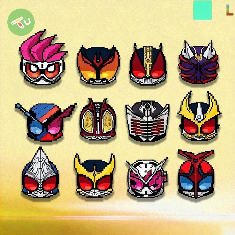 假面骑士像素风头像反光车贴电动车贴纸反光警示贴个性创意可爱,汽车用品/电子/清洗/改装,汽车装饰贴/反光贴,淘宝优惠券,粉丝福利购,淘宝优惠卷