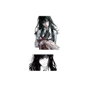 tutu电锯人三鹰朝卡通动漫创意反光汽车贴纸划痕遮挡电动车贴画