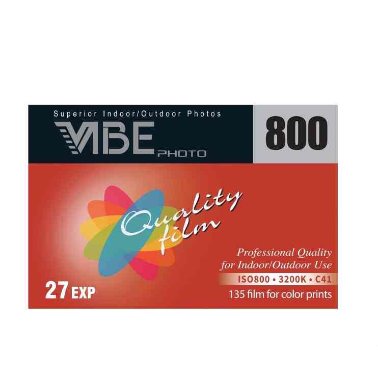 德国VIBEmax 800 135彩色去碳胶卷 iso800 27张 有效期2025年3月