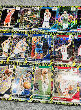 25optic带编黑金漫画折射75编热火NBA球星卡帕尼尼Panini球迷收藏