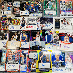 勇士签字专收库里卡签新秀RPA好人NBA球星卡Panini帕尼尼投资收藏