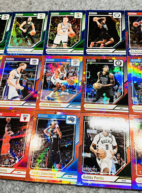 25杜蕾斯带编红星蓝烟花折射绿军雷霆NBA球星卡帕尼尼Panini收藏