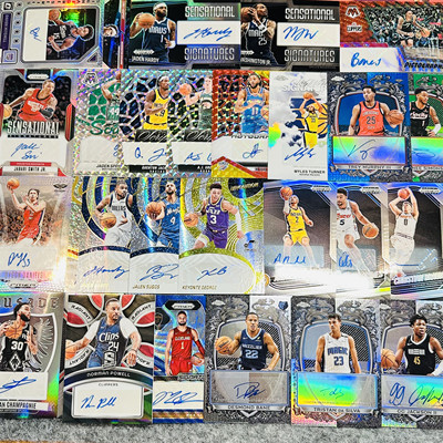 好人亲签字正版NBA球星卡帕尼尼