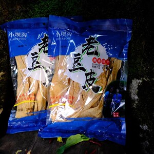 湘西特产小坝沟老豆皮240g*2袋农家手工自然晾晒老豆皮火锅麻辣烫
