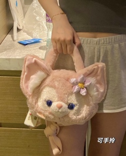 【现货清仓】香港迪士尼中包可琦安玲娜贝儿斜挎手提包大脸中包