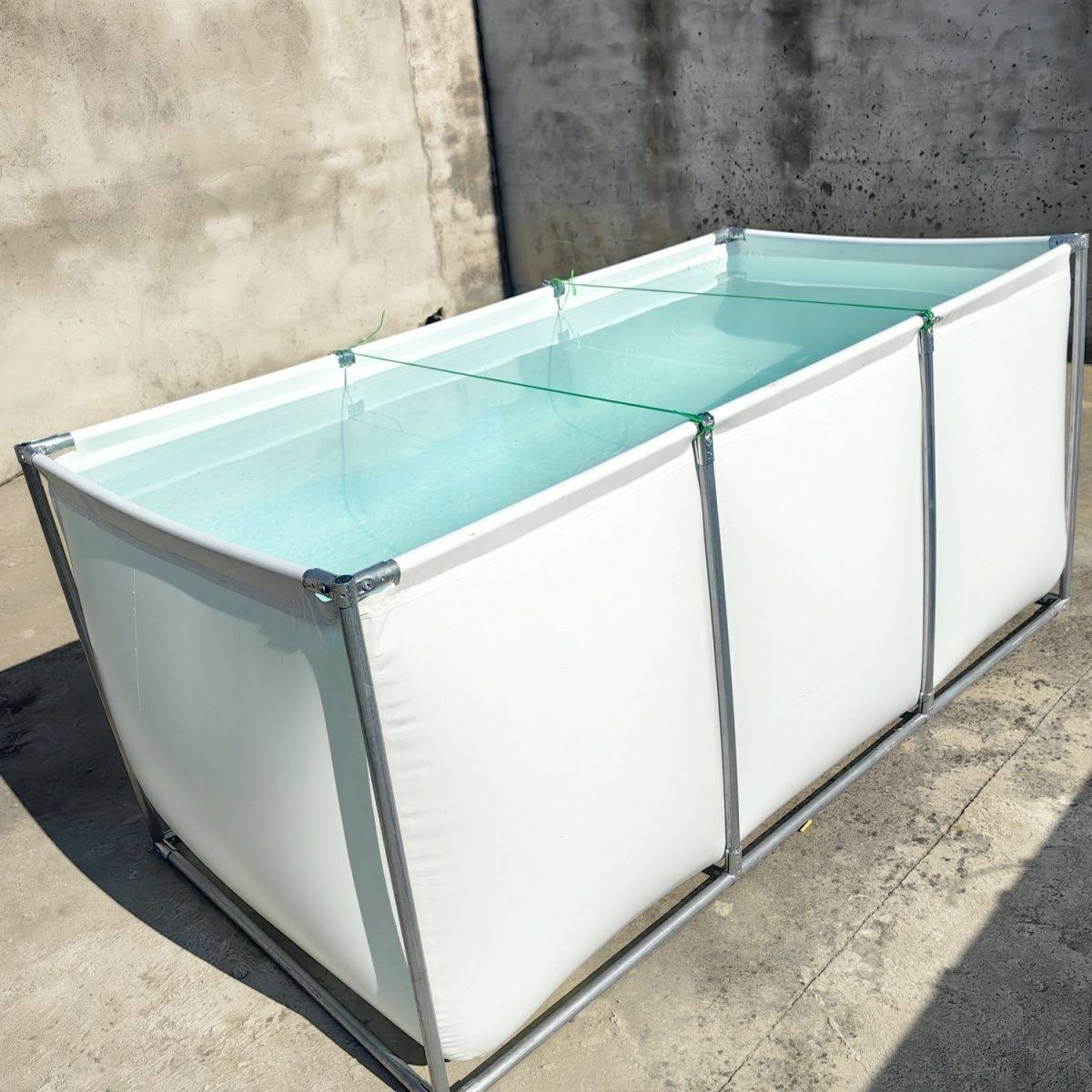 帆布鱼池双层支架养鱼水箱刀刮布蓄水池家用加厚白色鱼池一整套。,农机/农具/农膜,灌溉控制器,淘宝优惠券,粉丝福利购,淘宝优惠卷