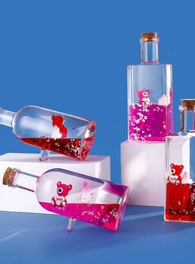 创意新款入油油滴摆件沙漏学生