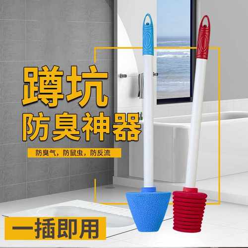 防臭器堵臭神器蹲便器配件