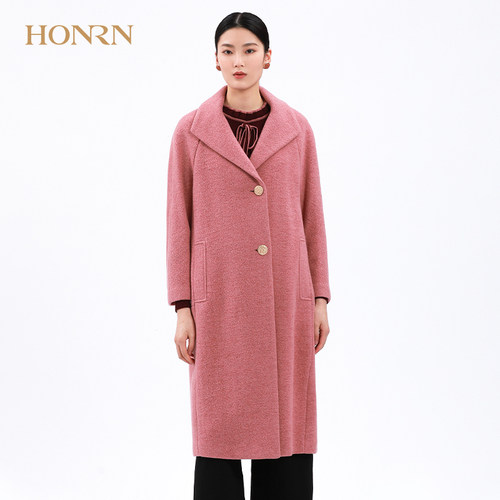 HONRN/红人羊毛毛呢外套