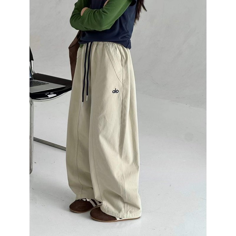 女童裤子春秋款2025新款儿童宽松休闲裤初中生秋装洋气阔腿长裤子