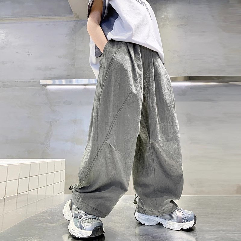 男童夏季薄款2025新款中大童宽松冰丝速干裤男孩夏装儿童休闲裤子,童装/婴儿装/亲子装,裤子,淘宝优惠券,粉丝福利购,淘宝优惠卷