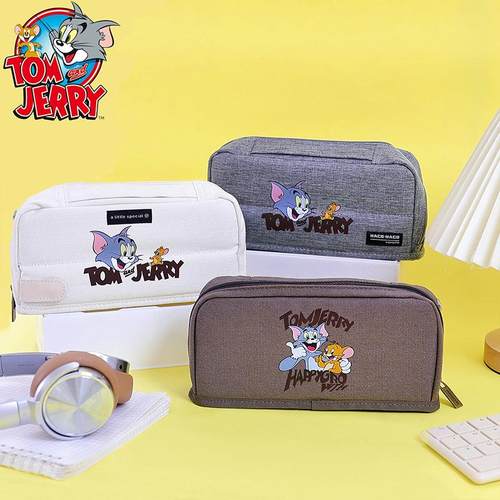 KOKUYO/国誉猫和老鼠大容量笔袋