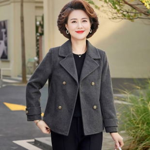 2026秋冬气质新款纯色百搭毛呢外套女韩版时尚洋气减龄显瘦外套潮