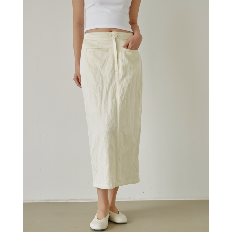 SIMPLYPUT优雅修身金属丝半裙