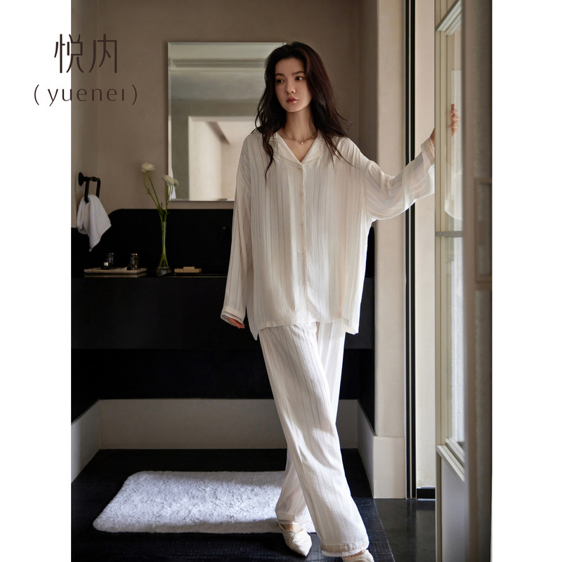 【商场同款】悦内女士丝绸睡衣图片