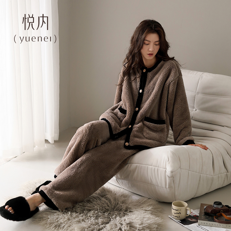 【商场同款】悦内女士法兰绒睡衣