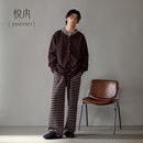 保暖套装 冬天加厚加绒珊瑚绒家居服男士 秋冬季 悦内半边绒睡衣男款