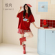 悦内睡衣女款 纯棉家居服本命年大红色可外穿出门 短裤 夏季 夏天短袖