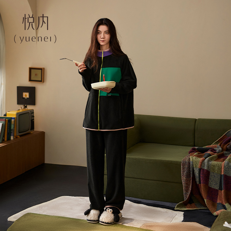 【商场同款】悦内女士法兰绒睡衣