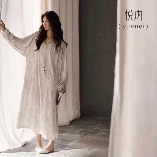 【商场同款】悦内女士丝绸睡裙