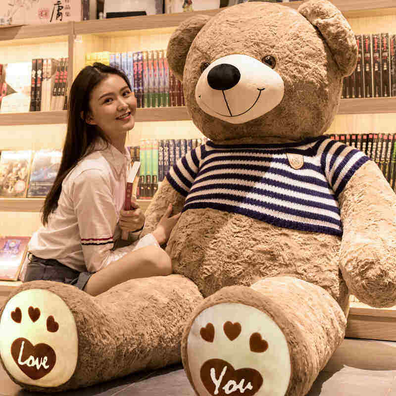 樱井翔大型玩偶泰迪熊公仔棕熊毛绒玩具可爱超萌睡觉抱枕女生抱抱