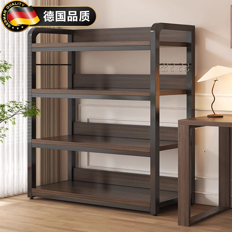 书架落地置物架卧室靠墙多层简易