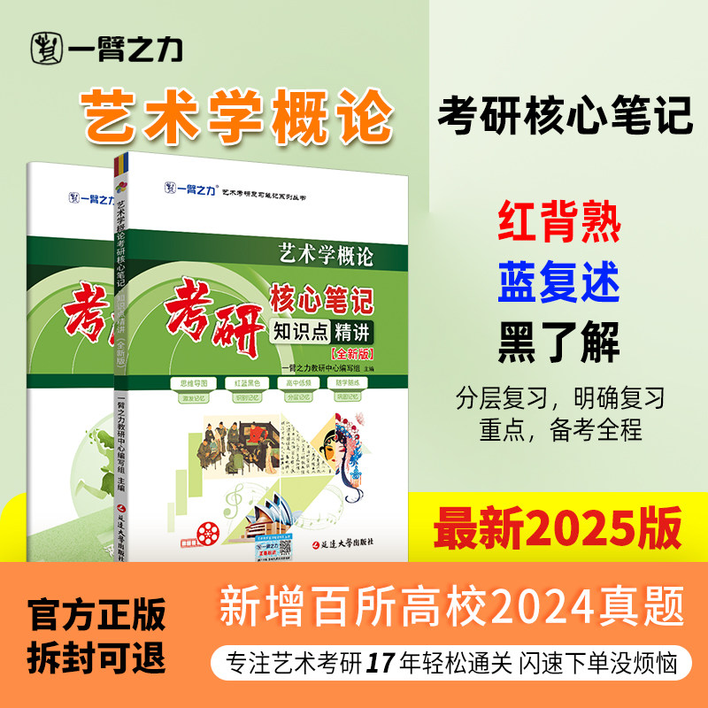 一臂之力2025全新版艺术学概论彭吉象北大版考研笔记知识点背诵历年真题练习题模拟预测押题艺术学基础理论题库精讲思维导图