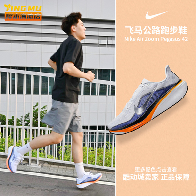Nike耐克Air Zoom Pegasus 42飞马男子公路休闲跑步鞋IB1873-102