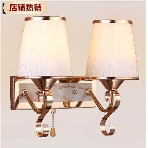 度佳行 壁灯卧室床头灯一对2022年新款主卧轻奢电视客厅过道侘寂