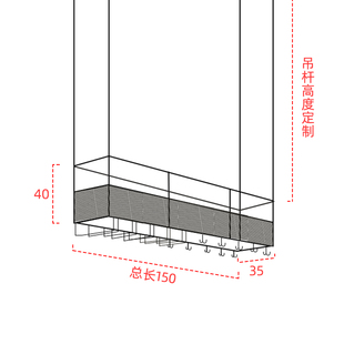 定制工业风吊架酒架吧台m置物架铁艺倒挂酒杯悬挂红酒发光展示酒