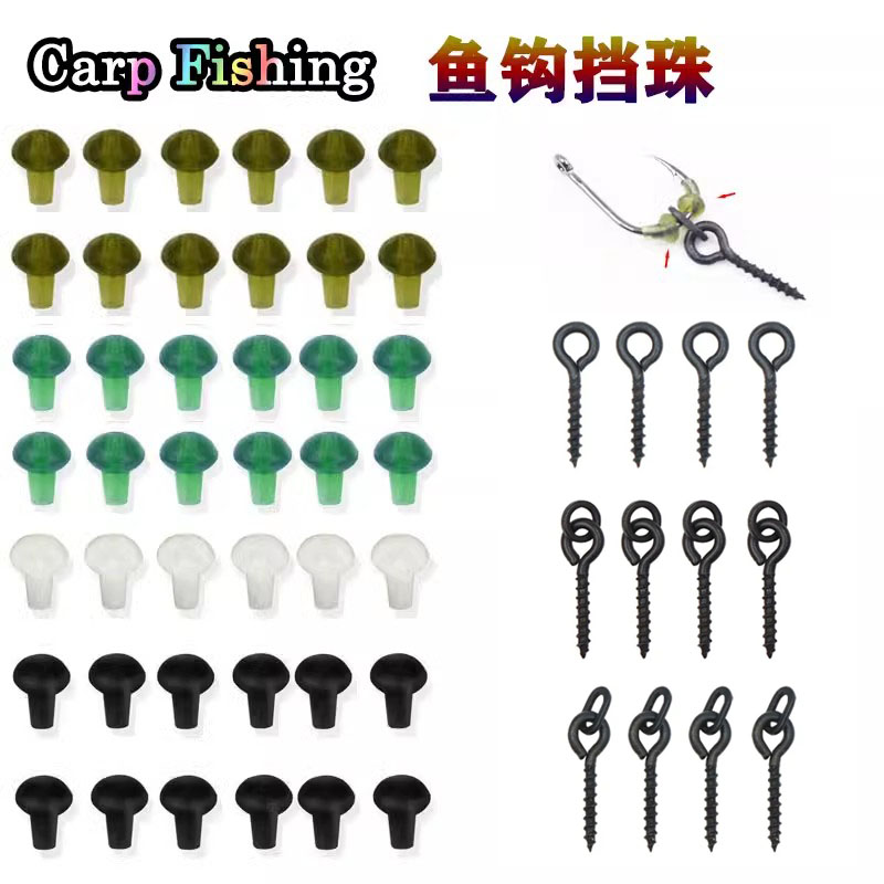 欧式鲤鱼钓鱼钩挡珠罗尼钓组