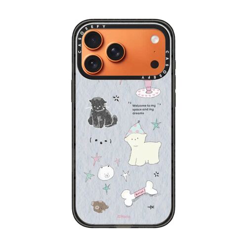 高圆圆同款Roria黑猫乐园适用于iPhone17ProMax苹果18Pro防摔保护15promax明星同款13C家字母星宇橙手机壳