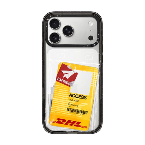 联名DHL系列15周年18Pro适用iPhone17ProMax苹果防摔保护套Magsafe磁吸明星同款经典标识手机壳