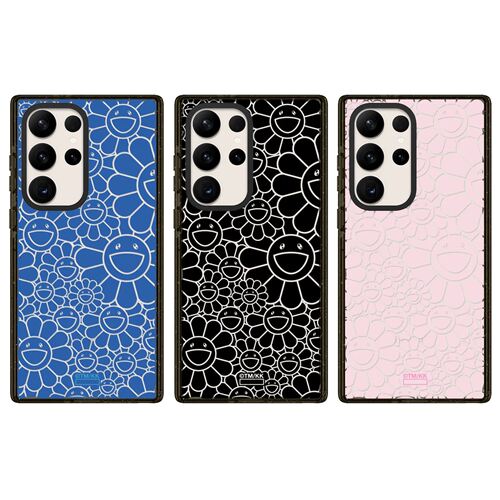 彩虹笑脸太阳花FLOWERS三星S26Ultra手机壳磁吸Magsafe适用SamsungS23u/S22U/s25ultra防摔s24plus+保护套